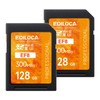 Ediloca SD Card 128GB, V60 Memory Card up to 300MB/s