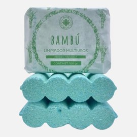 FAIPSY VIBRA NATURAL Limpiador Multiusos Antibacterial Bamboo en Pastilla Kit 3 piezas