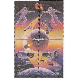 Russia 241-244 (complete.issue.) fine used/cancelled 1992 International Weltraumjahr (Stamps for collectors) Space