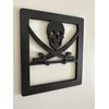 Jolly Pirate w Swords in 3D Black for Jeep JK/JKU/JL