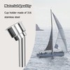 316 Stainless Steel Boat Cup Holder,Portable Cup Holder,30 Degree Outrigger