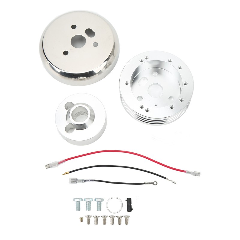 Steering Wheel Hub Adapter Polished 5 and 6 Hole Strong