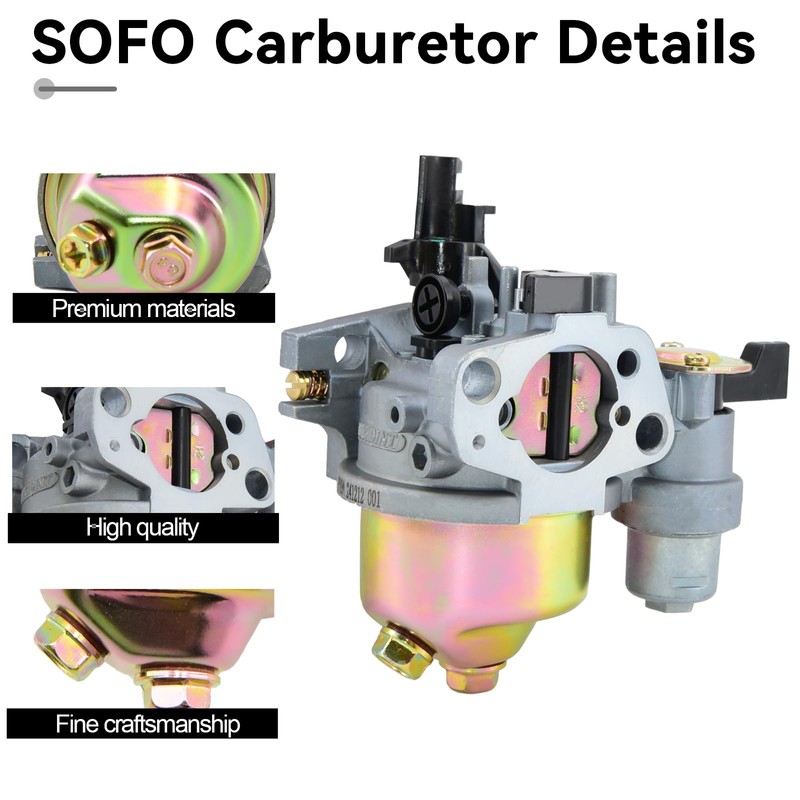 SOFO OEM GX160 Carburetor Kit Fit for Honda GX120 GX140