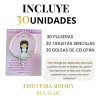 30 Pulseras Decenario Recuerdo Bolo Económico De Bautizo