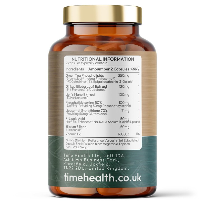 NeuroGuard - Cognitive Function & Protection - Green Tea, Lion's