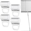ibasenice 4 Blind Curtain Clips, Blind Clips, Blind Curtain Clips,