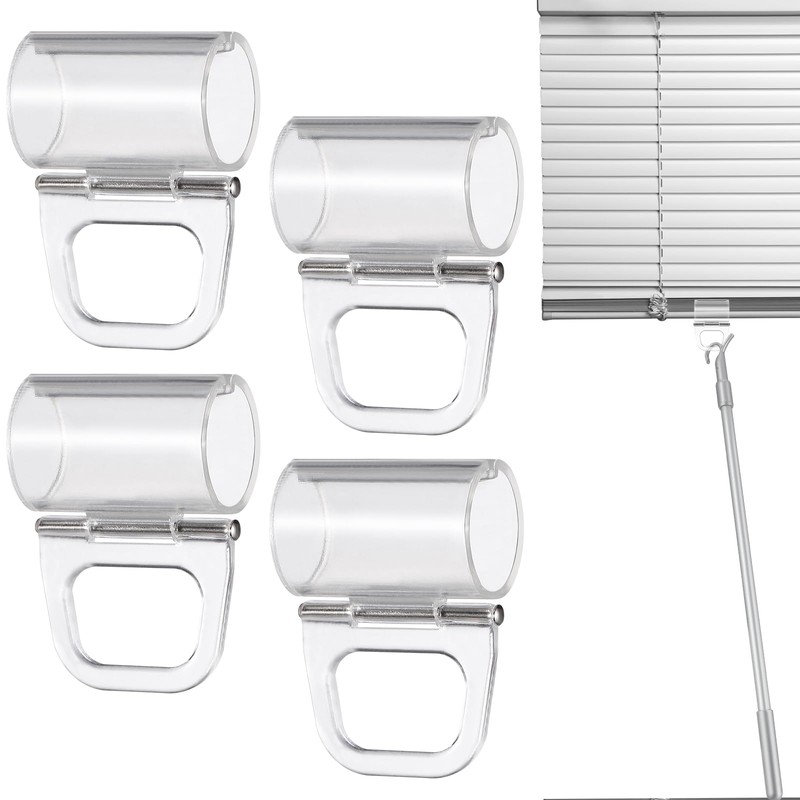 ibasenice 4 Blind Curtain Clips, Blind Clips, Blind Curtain Clips,