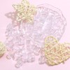 Shimmerz 50 Clear Hair Beads for Braids, Loc Jewellery, Large