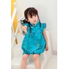 SZCQ Little Girl Chinese Qipao Dress Suit Traditional Cheongsam Top