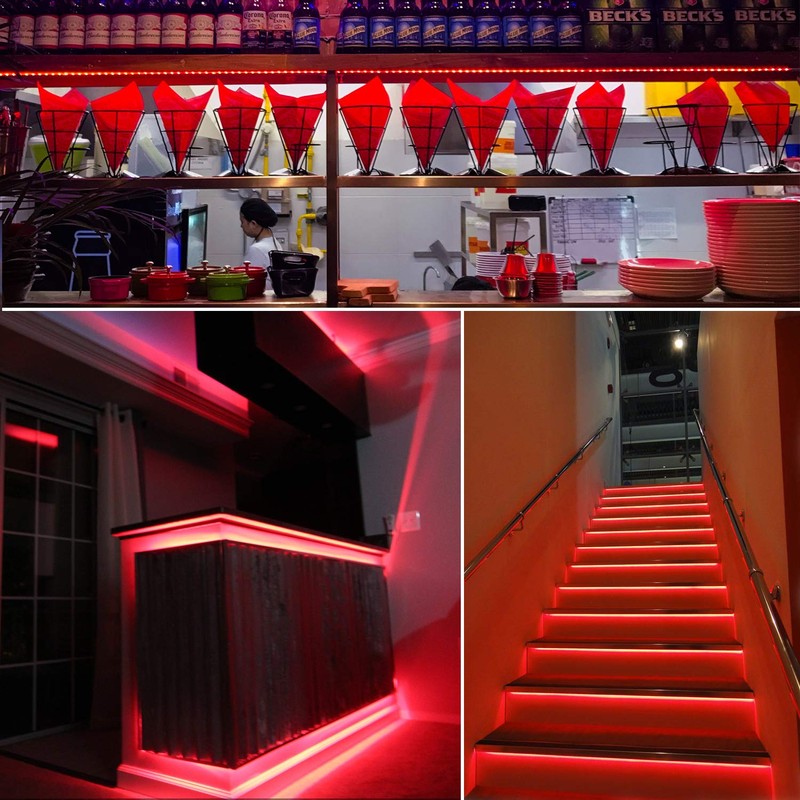 Red LED Rope Strip Lights bright led strip red led