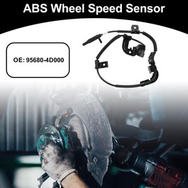 Partuto ABS Wheel Speed Sensor Rear Left ABS Sensor Anti-lock Braking System Sensor No.95680-4D000 for Hyundai Entourage 2007-2008, for Kia Sedona 2006-2014