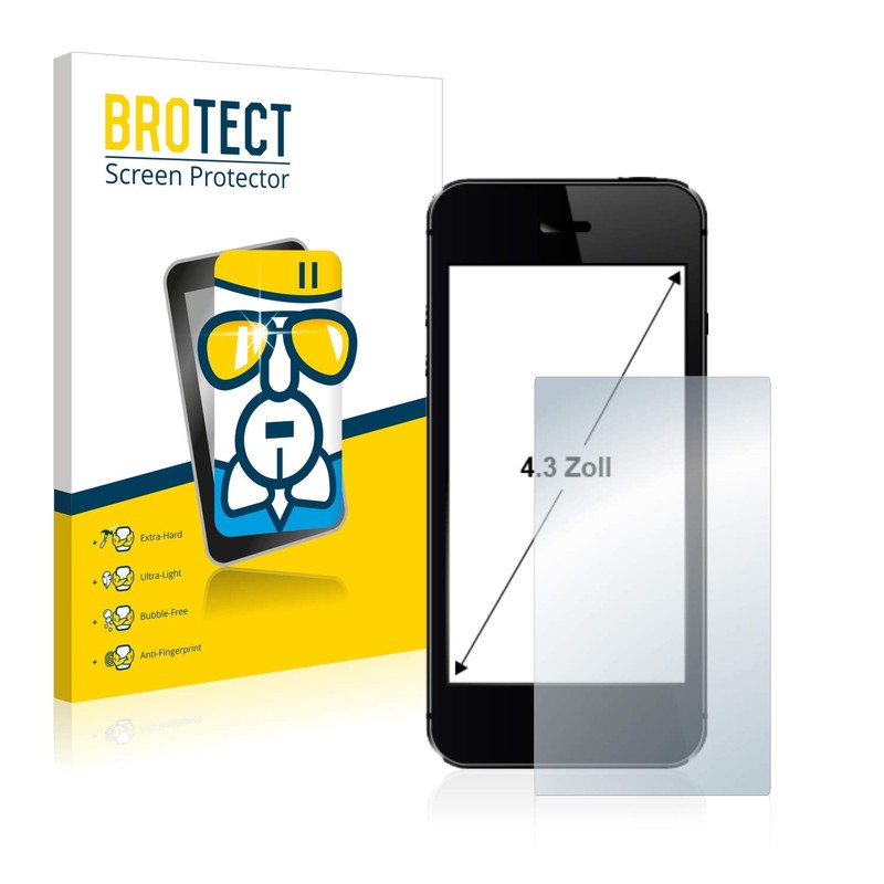 BROTECT 4.3 Inch Protective Glass for Navigation with 4.3 Inches
