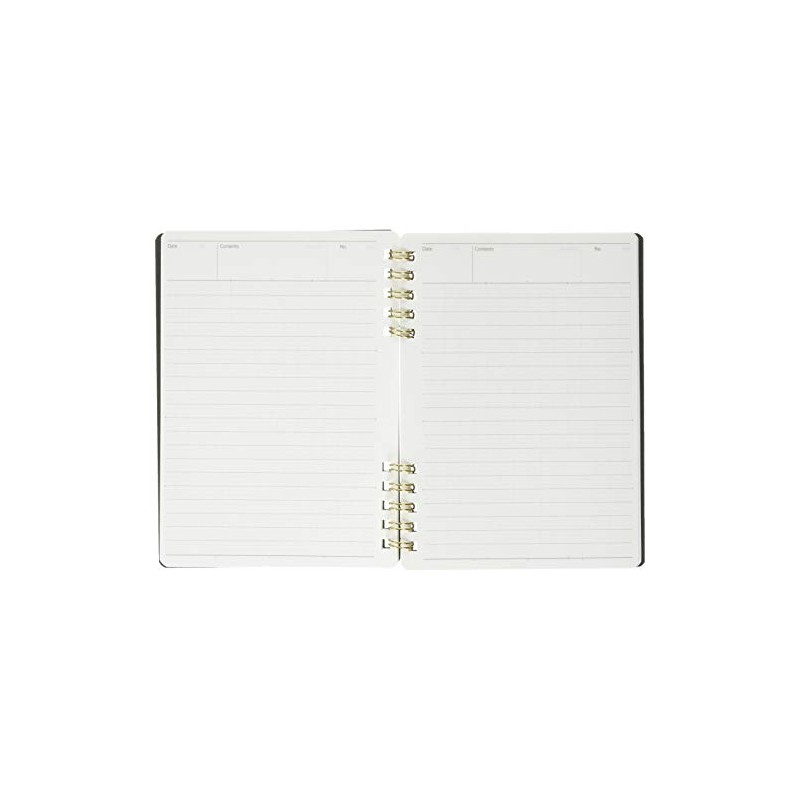 Nakabayashi 65815 Logical Prime - Cuaderno de anillo W, A6,