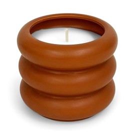 Ryan House Candles Amber Oud 14.5 Ounce Natural Soy Wax Sculptural Terra Highly Scented Fragranced Luxury Candle for Home or Office