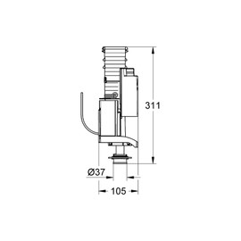 GROHE 42320000 | AV1 with Extension