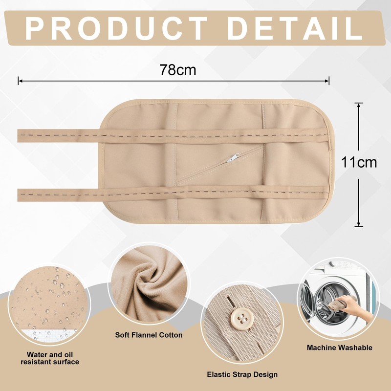 Reusable Organic Castor Oil Pack Kit, Liver Wrap and Castor