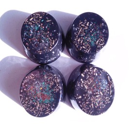 4 Iron Oxide Tower Busters Orgone Generator Energy Accumulator PERFECT GIFTING TOOL! Made to 7.83Hz 432Hz 528Hz Frequency with OM Chants Many Beautiful Ingredients!