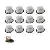 12 Nispira Replacement Activated Charcoal Water Filters Compatible with GE