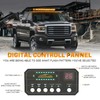 XRIDONSEN 37" 104 LED Roof Top Strobe Light Bar Amber