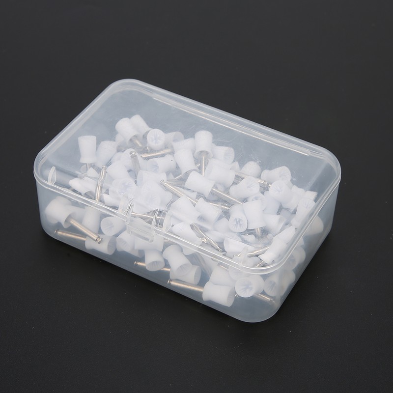 100Pcs Dental Teeth Polishing Brush Rubber Polisher Dental Supply with