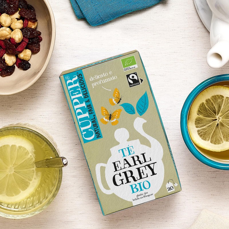 CUPPER Tè Nero Earl Grey Biologico e Fairtrade, Ingredienti da