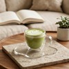 Acrylic Desk Coaster Decorative Plates,Clear Cloud Shape Coffee Cup Coasters