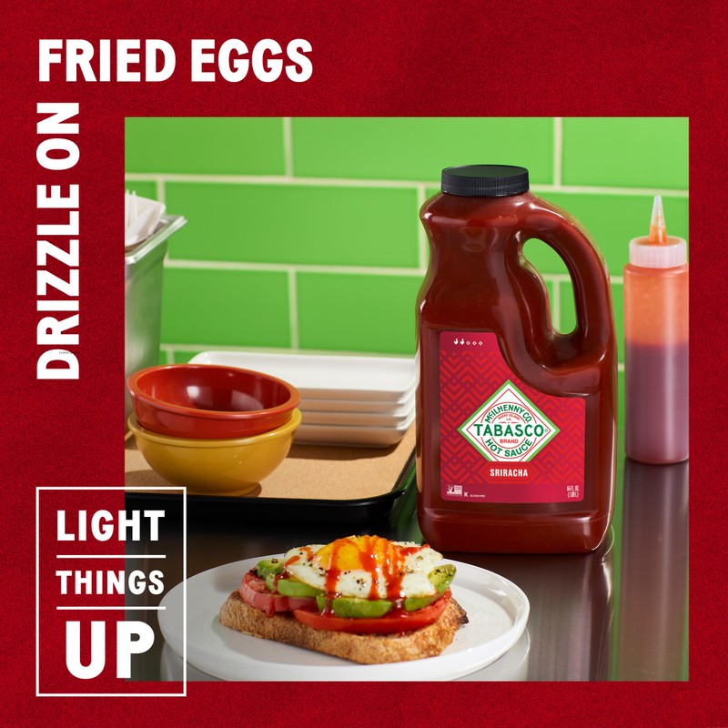 TABASCO® Brand Sriracha Sauce, 64 oz (Pack of 1)