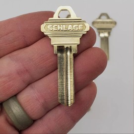 Schlage Emergency 35-102 E Key Blanks Nickel Silver 6 Pin Lot Of 5 NOS