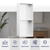 BATHLAVISH Stainless Steel Shower Niche 24" X 12" No Tile