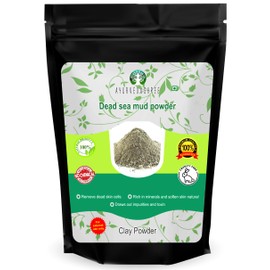 AYURVEDASHREE Dead Sea Mud 100 Gm | Nourishes Exfoliates Softens & Detoxify the Skin | DRY CLAY POWDER | 100% Only Dead Sea mud powder | Skin care | Facial Mask