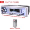 Pyle Marine Bluetooth Stereo Radio - 12v Single DIN Style