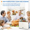 Etespie Smart Cutting Board and Knife Set,Self Cleaning Cutting Board