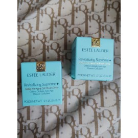 Estée Lauder 2 X Estee Lauder Revitalizing Supreme + Global Anti-Aging Creme .17 Oz/5ml NEW