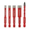 Dry Diamond Drill Bits Set - FOCSTOL 4pcs 6/8/10/12mm Diamond
