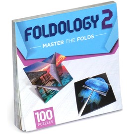 FOLDOLOGY FOLDOLOGY 2 - Master The Folds (Expansion Pack). Puzzle Game for Tweens, Teens, and Adults. 100 Origami Brain Teasers. Ages 10+