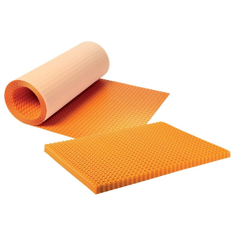 Schluter Ditra-Heat Electric Floor Heating Membrane with Uncoupling, Waterproofing, Vapor