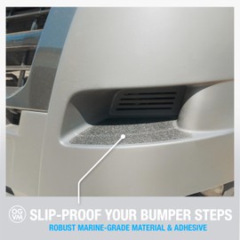 OpenGlass Van Mods - Ram Promaster Front Bumper Step Grips (2 Pack) - Ram Promaster Accessories to Safely Access Your Promaster Windshield Made with Marine Grade Material, Easy Installation