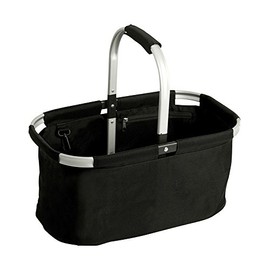 ID Folding Shopping Basket/Bag (One size) (Black)