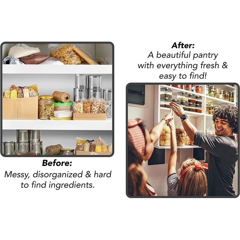 Shazo 9 PC Airtight Food Storage Containers - BPA Free