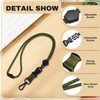 3 Packs Green Quick Release Neck Lanyard for ID Holder,