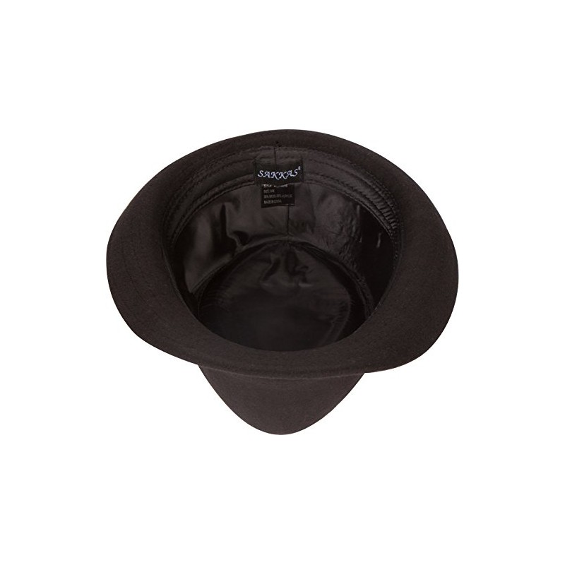 Sakkas EHA5033FM Unisex Structured Wool Fedora Winter Hat (3 Colors)