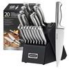 McCook® Knife Sets,German Stainless Steel Kitchen Knives Block Set with