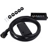 cciyu Heavy Duty 7 Way Plug Inline Trailer Cord with