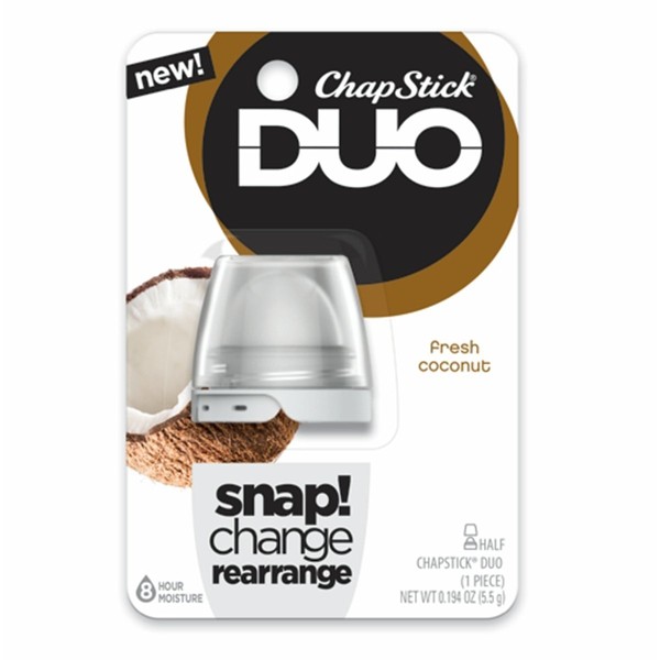 Chapstick Duo Blister Card, Coconut, 0.2 Oz