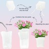15 Pack 2" Self Watering Pots for Indoor Plants,Mini Clear