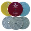 Stadea PPH101S 4" Diamond Polishing Pads Three 3-Step Set Wet