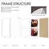DUENPY 8.5x11 Double 5x7 Picture Frame Double Picture Frame Displays