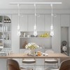 Fiabtool Universal H-Type Modern Pendant Track Lights Kit with 3