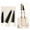 4 Prong Double Head Waterproof Eyeliner Extra Fine Korean Makeup