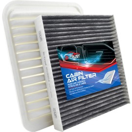 Engine Air Filter,Cabin Filters,Combo Set for Mitsubishi Lancer, Outlander, RVR, Filtro de aire de la cabina del motor, Replaces MR968274, 7803A004, 7803A005, BI-TRUST TZRC00015